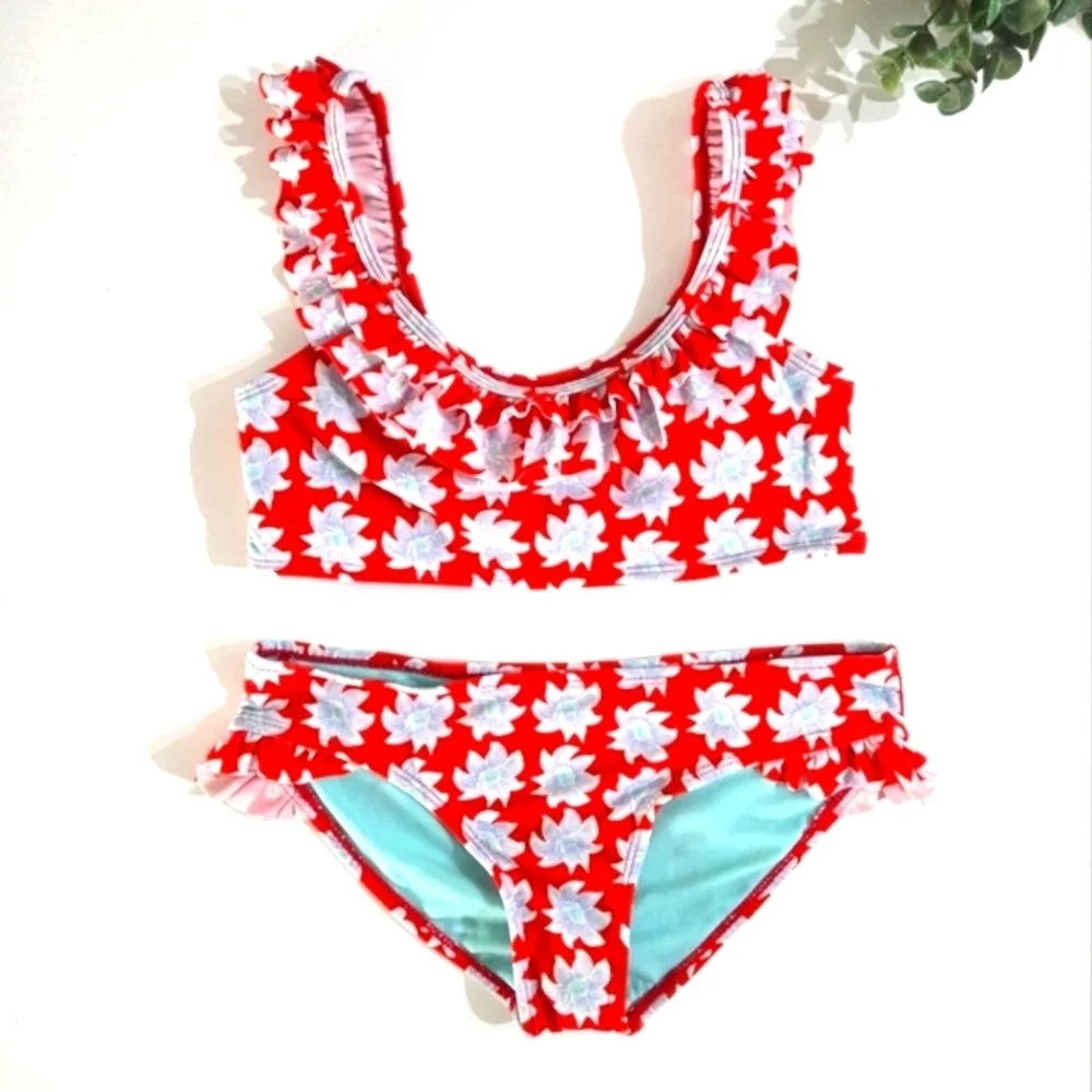 Raisins Girls Floral 2 Piece Swimsuit